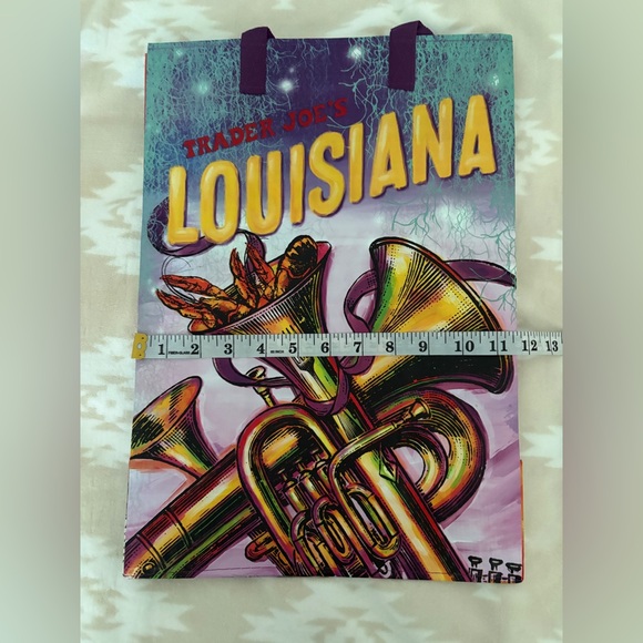 NWT! x3 Trader Joe's Tote Bags/ Louisiana, Maryland, Peanuts - Picture 6 of 15